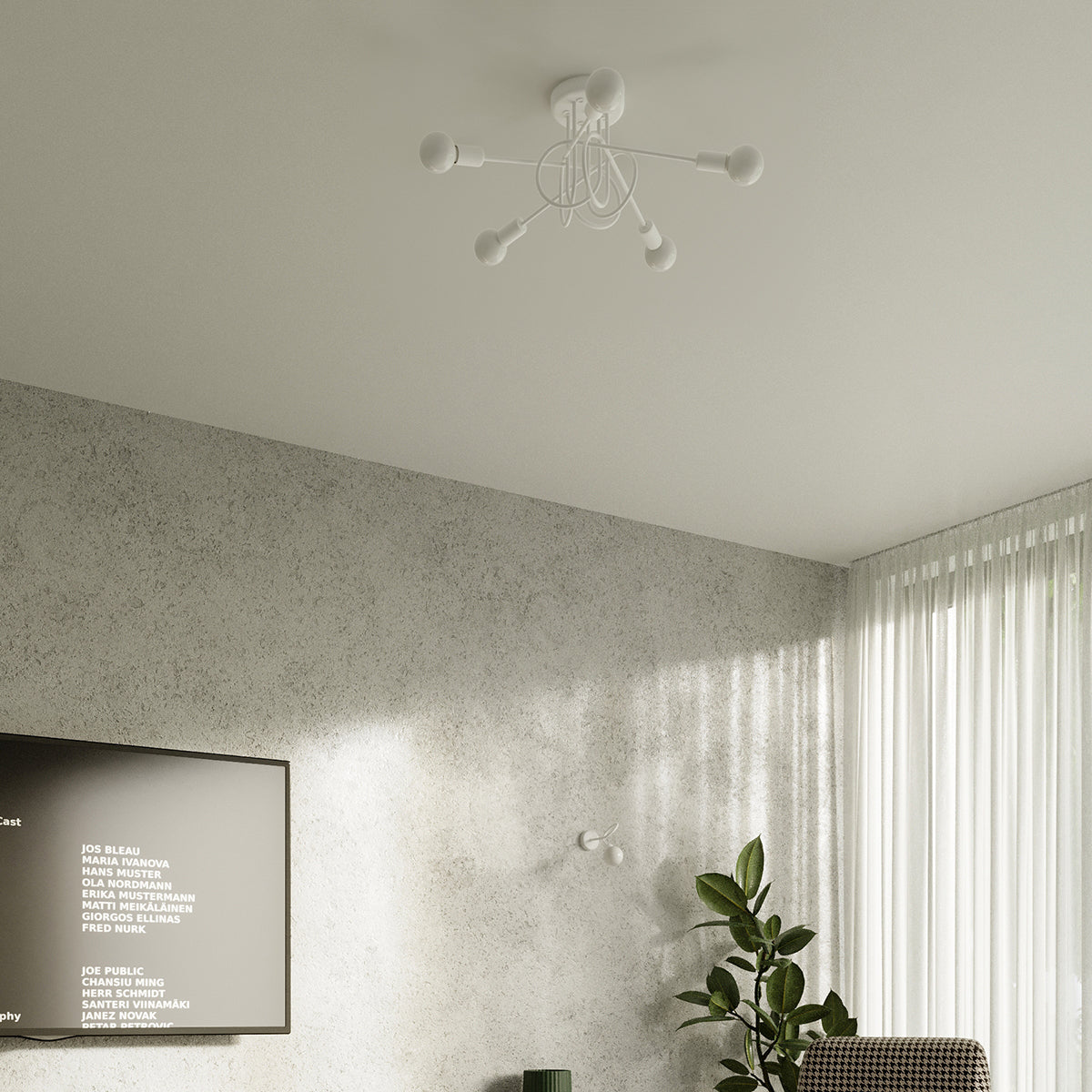 Applique Loop Blanche