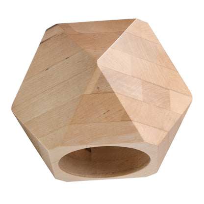 Applique Multi-Facettes Bois Naturel Géométrique