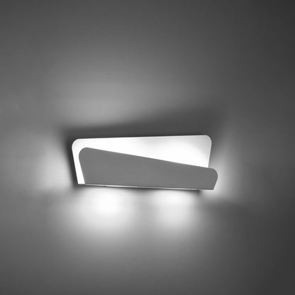 Applique Acier Blanc Horizontal 40 cm
