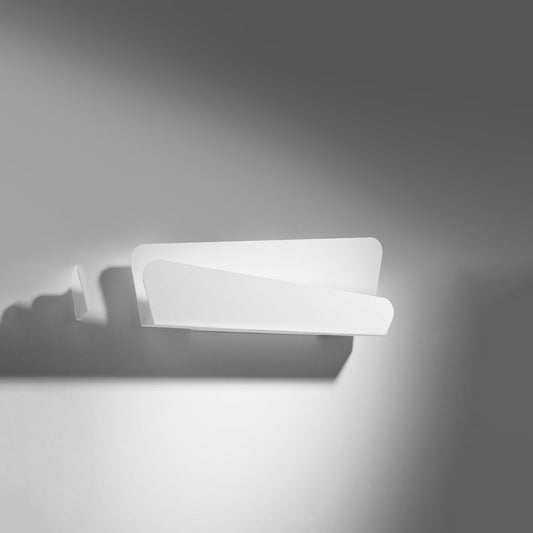 Applique Acier Blanc Horizontal 40 cm