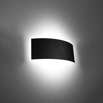 Applique Arc Métal Noir Haut/Bas
