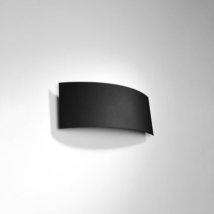 Applique Arc Métal Noir Haut/Bas