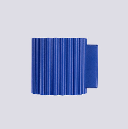 Applique Aura Alu Cannelé Bleu Outremer