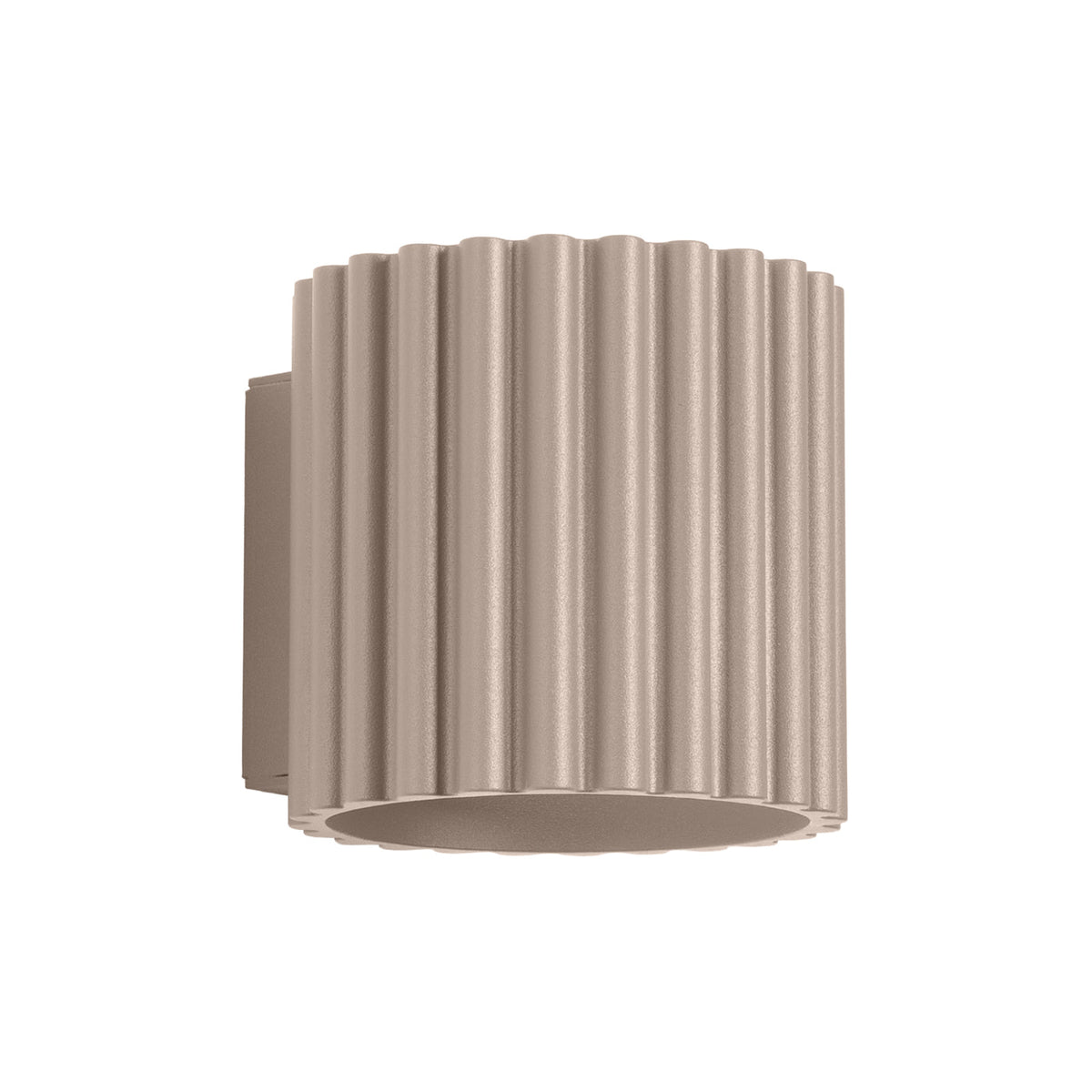 Applique Aura Alu Cannelé Taupe