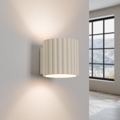 Applique Aura Alu Cannelé Beige