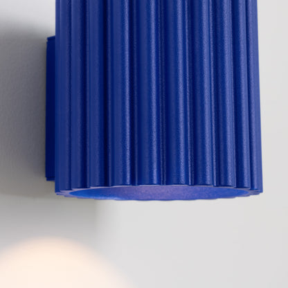 Applique Aura Alu Cannelé Bleu Outremer