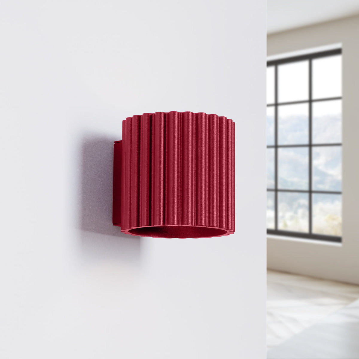 Applique Aura Alu Cannelé Bordeaux