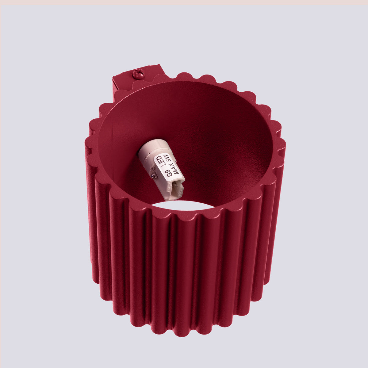 Applique Aura Alu Cannelé Bordeaux