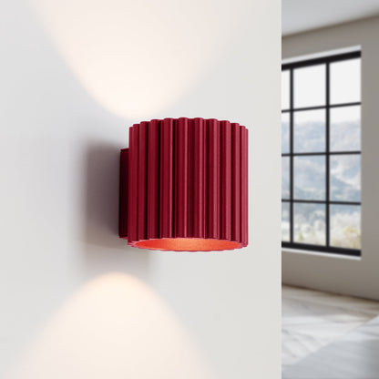 Applique Aura Alu Cannelé Bordeaux