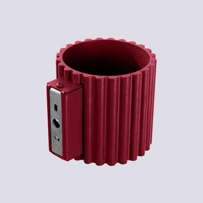 Applique Aura Alu Cannelé Bordeaux