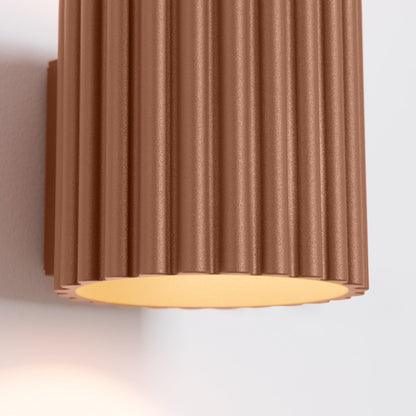 Applique Aura Alu Cannelé Moka