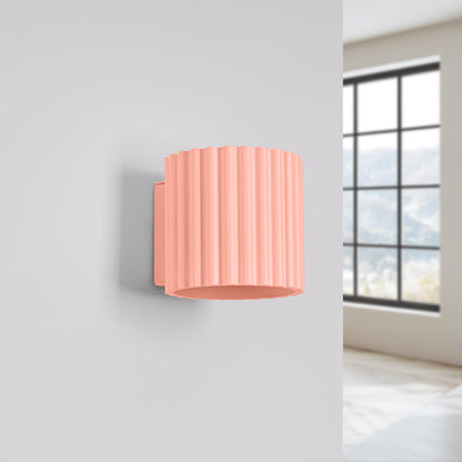 Applique Aura Alu Cannelé Pêche