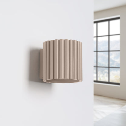 Applique Aura Alu Cannelé Taupe