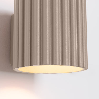 Applique Aura Alu Cannelé Taupe
