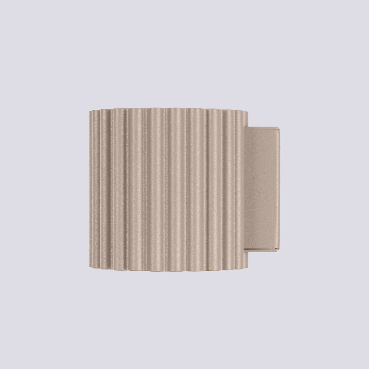 Applique Aura Alu Cannelé Taupe