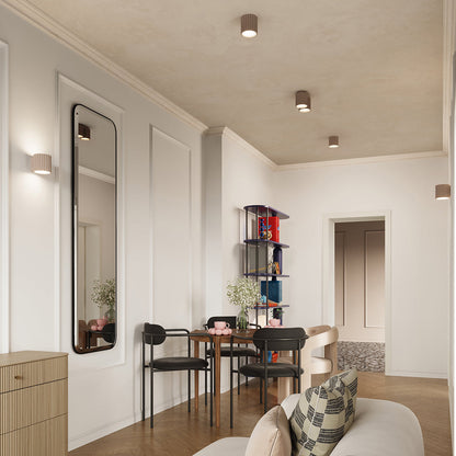 Applique Aura Alu Cannelé Taupe