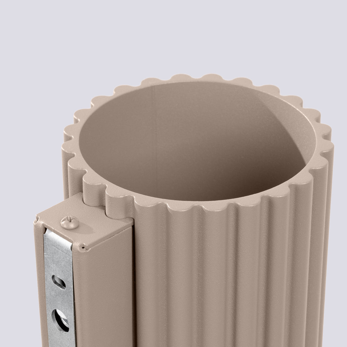 Applique Aura Alu Cannelé Taupe