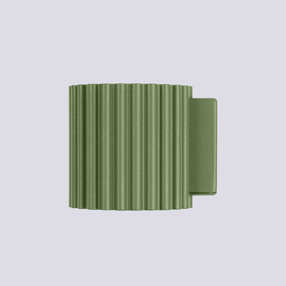 Applique Aura Alu Cannelé Vert Olive