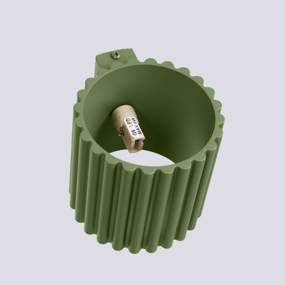 Applique Aura Alu Cannelé Vert Olive