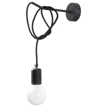 Applique Câble Enroulé Noire