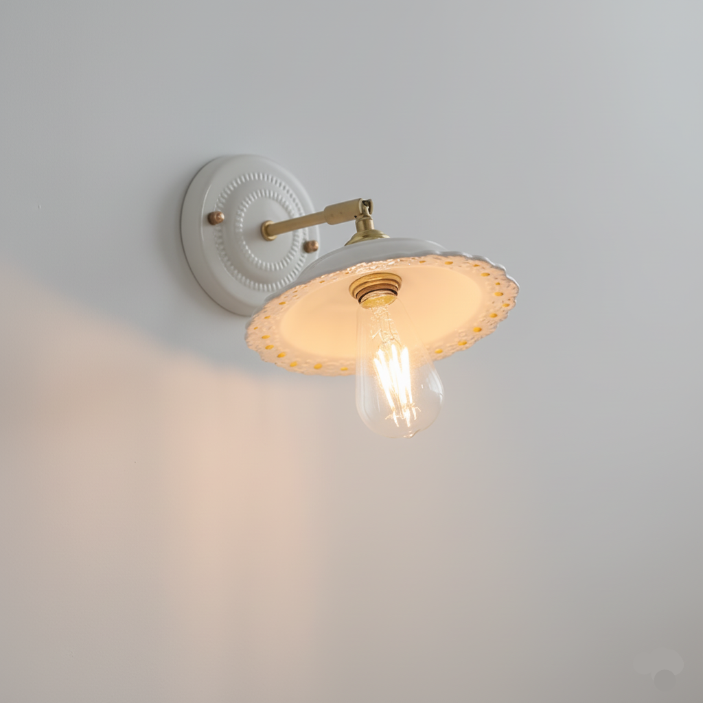 Applique Céramique/Cuivre festonné à Orientable