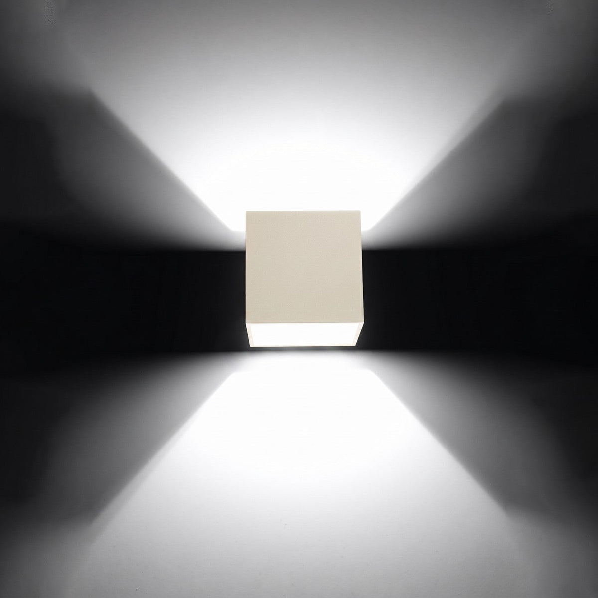 Applique Cube LED Beige