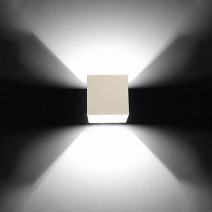 Applique Cube LED Beige