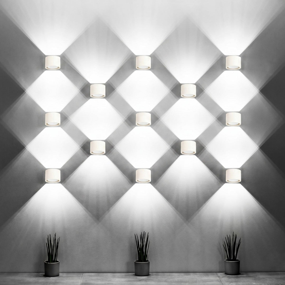 Applique Cube LED Beige