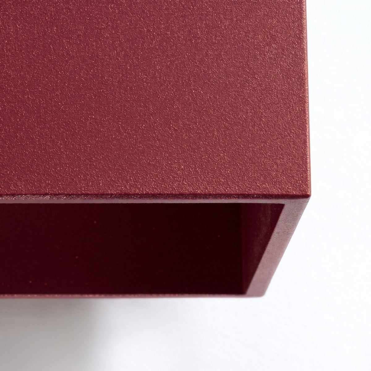 Applique Cube LED Bordeaux