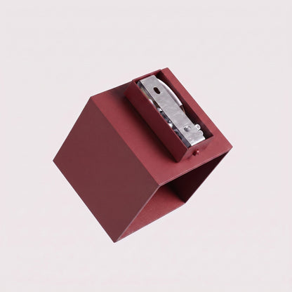 Applique Cube LED Bordeaux