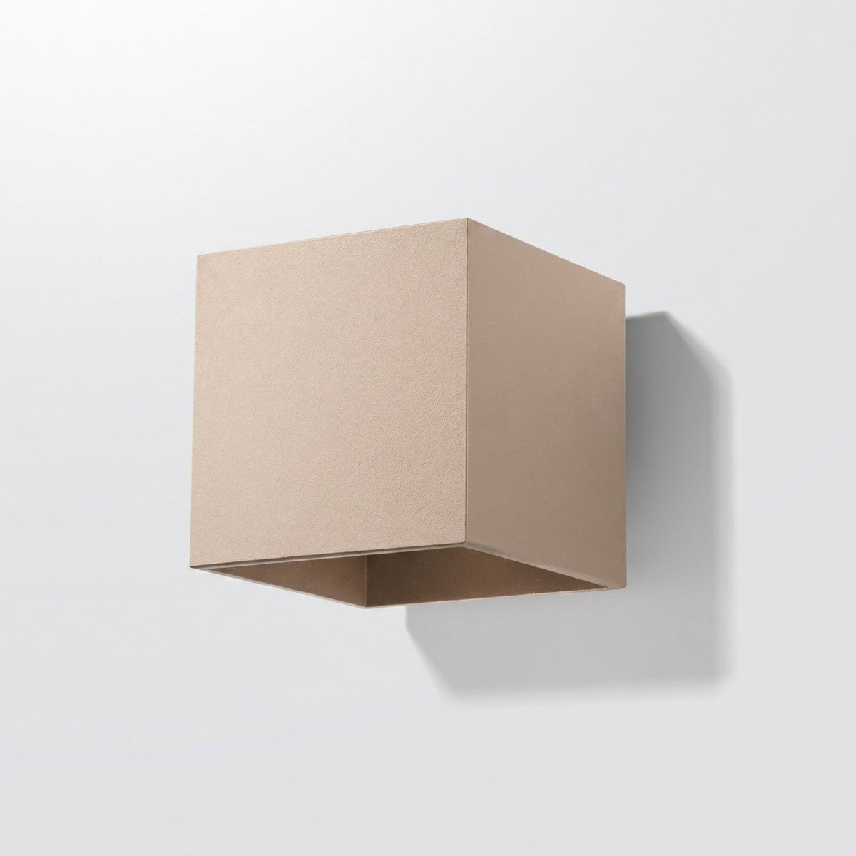 Applique Cube LED Taupe