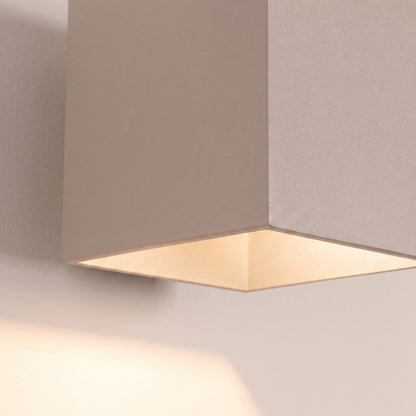 Applique Cube LED Taupe