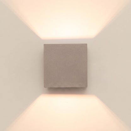 Applique Cube LED Taupe