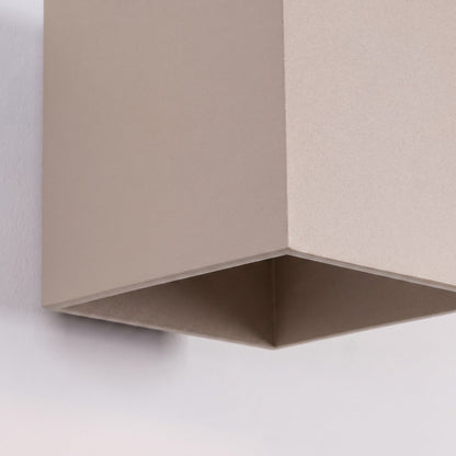 Applique Cube LED Taupe