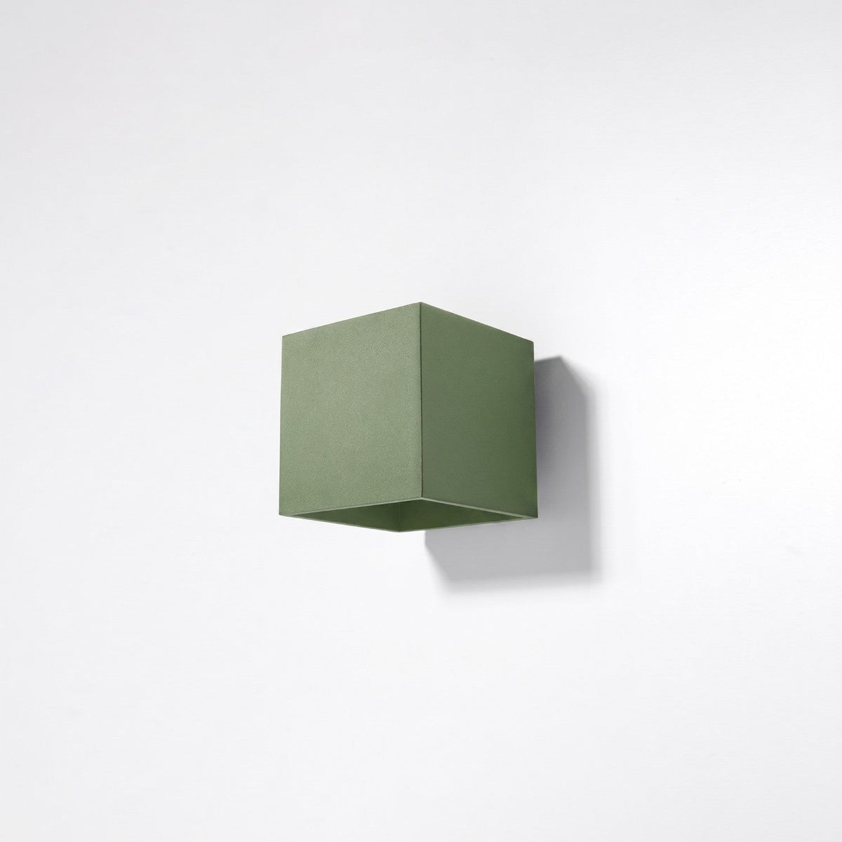 Applique Cube LED Vert Olive