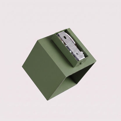 Applique Cube LED Vert Olive