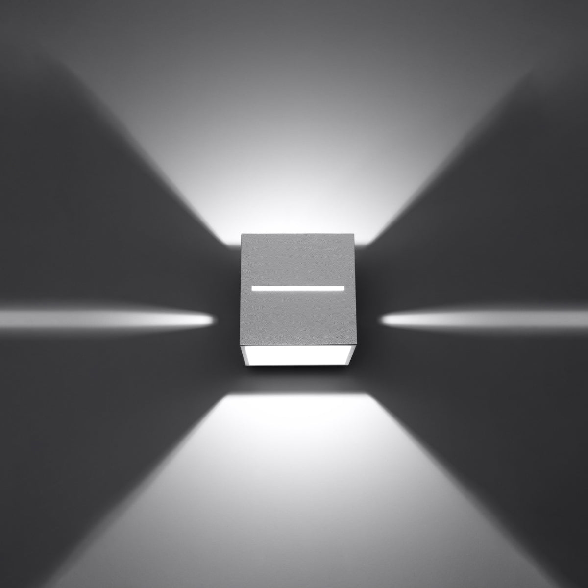 Applique Cube Ouvert Blanche