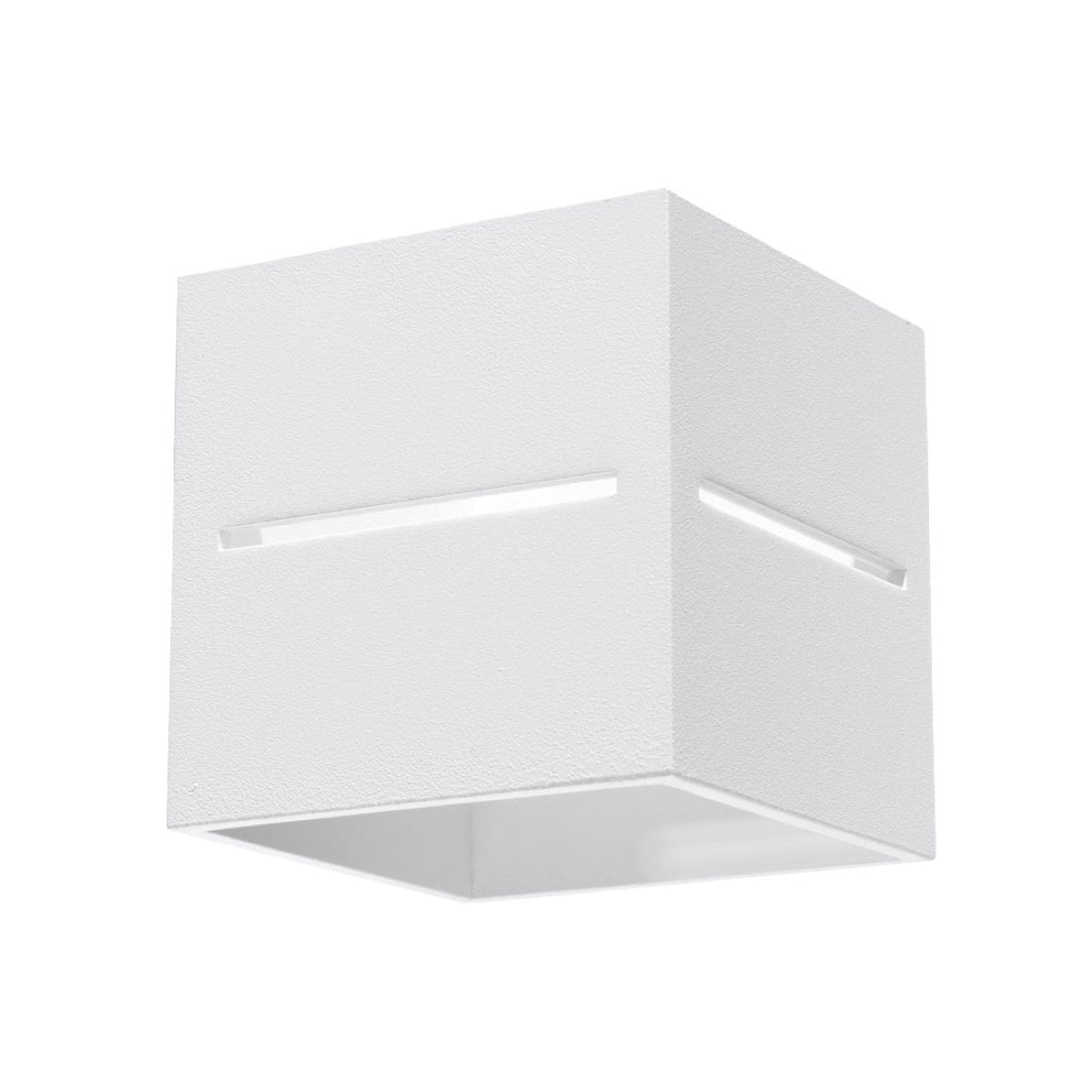 Applique Cube Ouvert Blanche