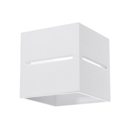 Applique Cube Ouvert Blanche