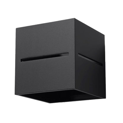 Applique Cube Ouvert Noire
