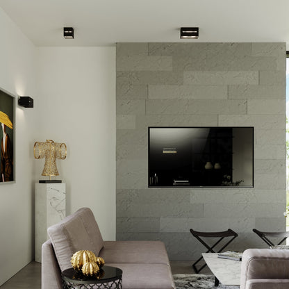 Applique Cube Ouvert Noire