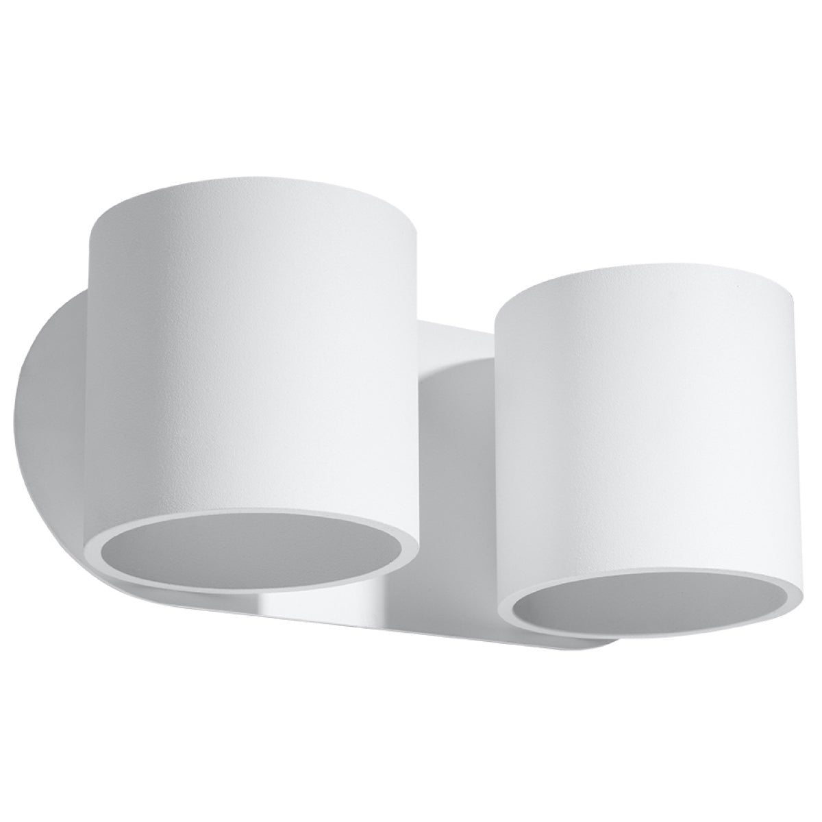 Applique Cylindrique Double Blanche