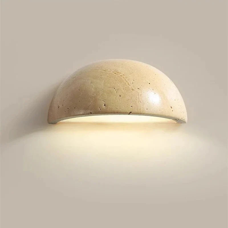 Applique Demi-Cercle Travertin Naturel