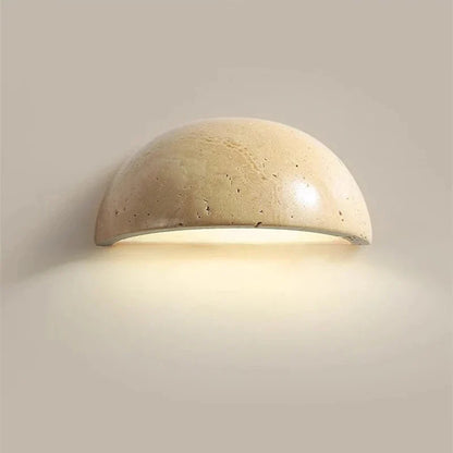 Applique Demi-Cercle Travertin Naturel
