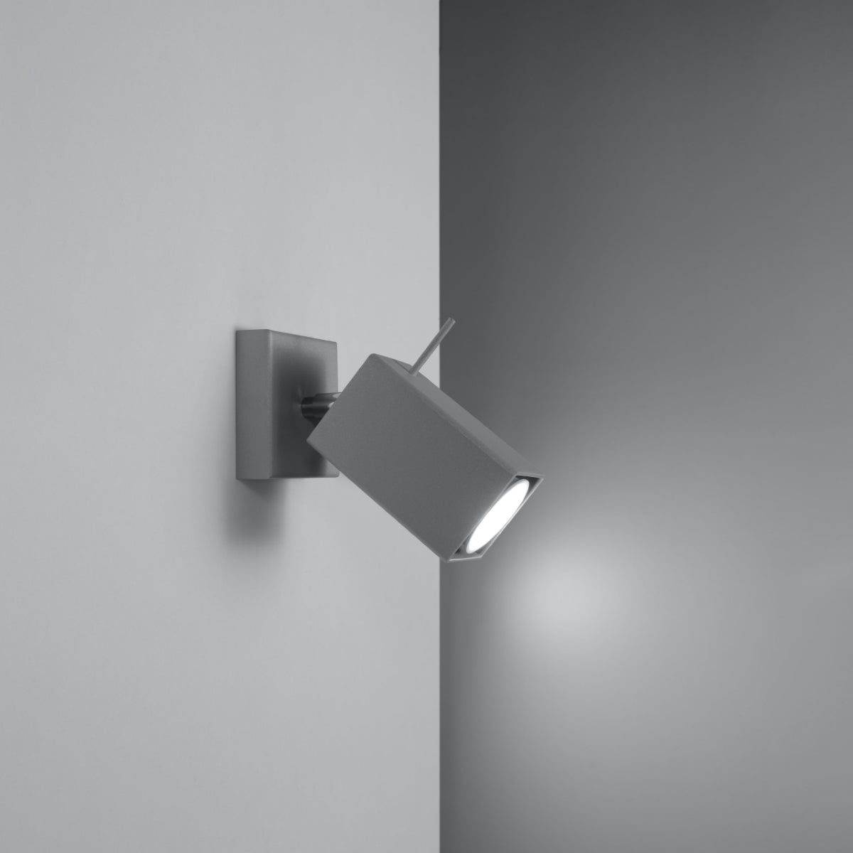 Applique Directionnelle Carré Orientable Grise