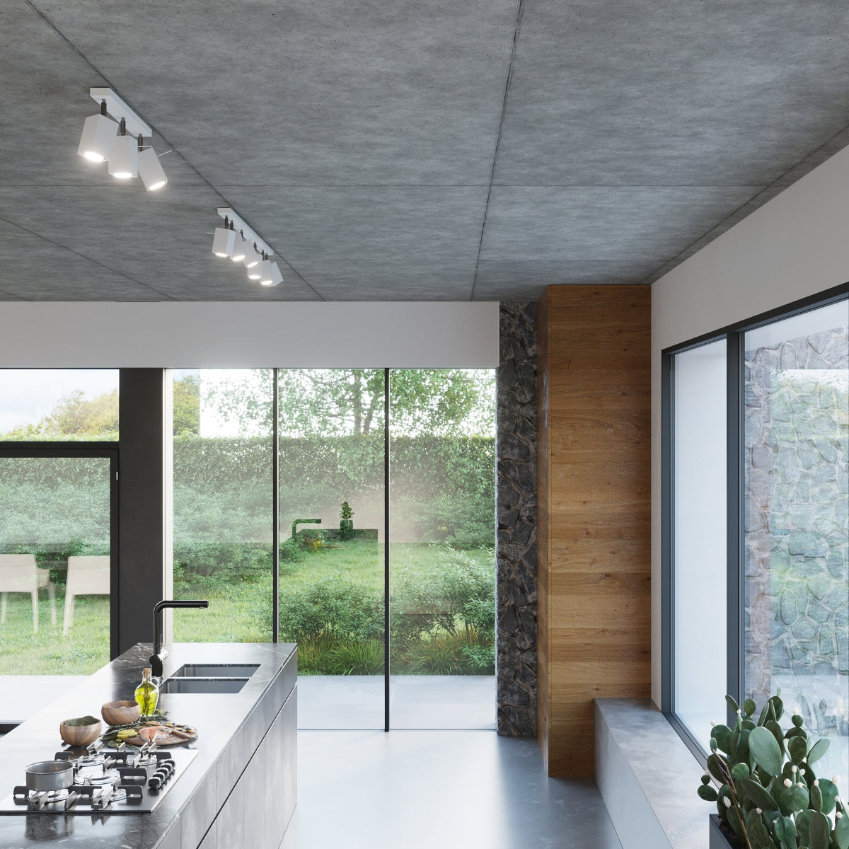 Applique Directionnelle Carrée LED Blanche