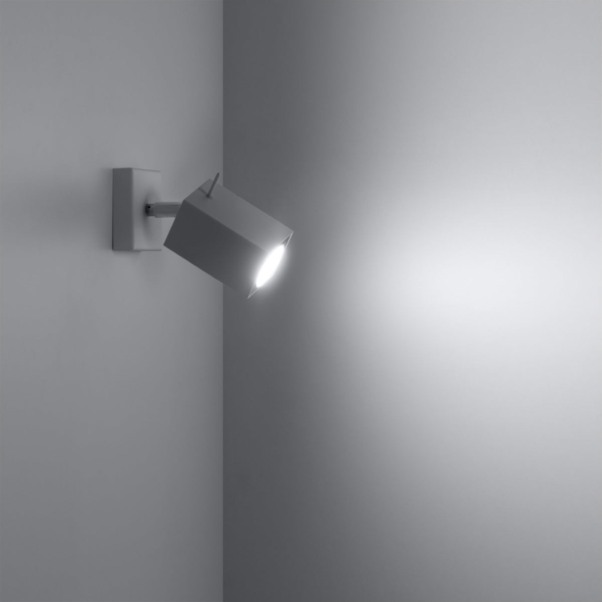 Applique Directionnelle Carrée LED Blanche