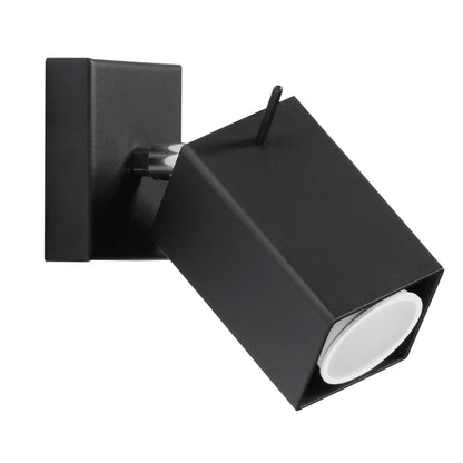 Applique Directionnelle Carrée LED Noire