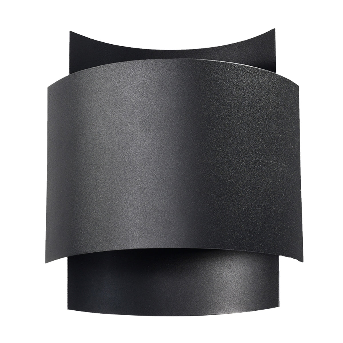 Applique Double Arc Acier Noir