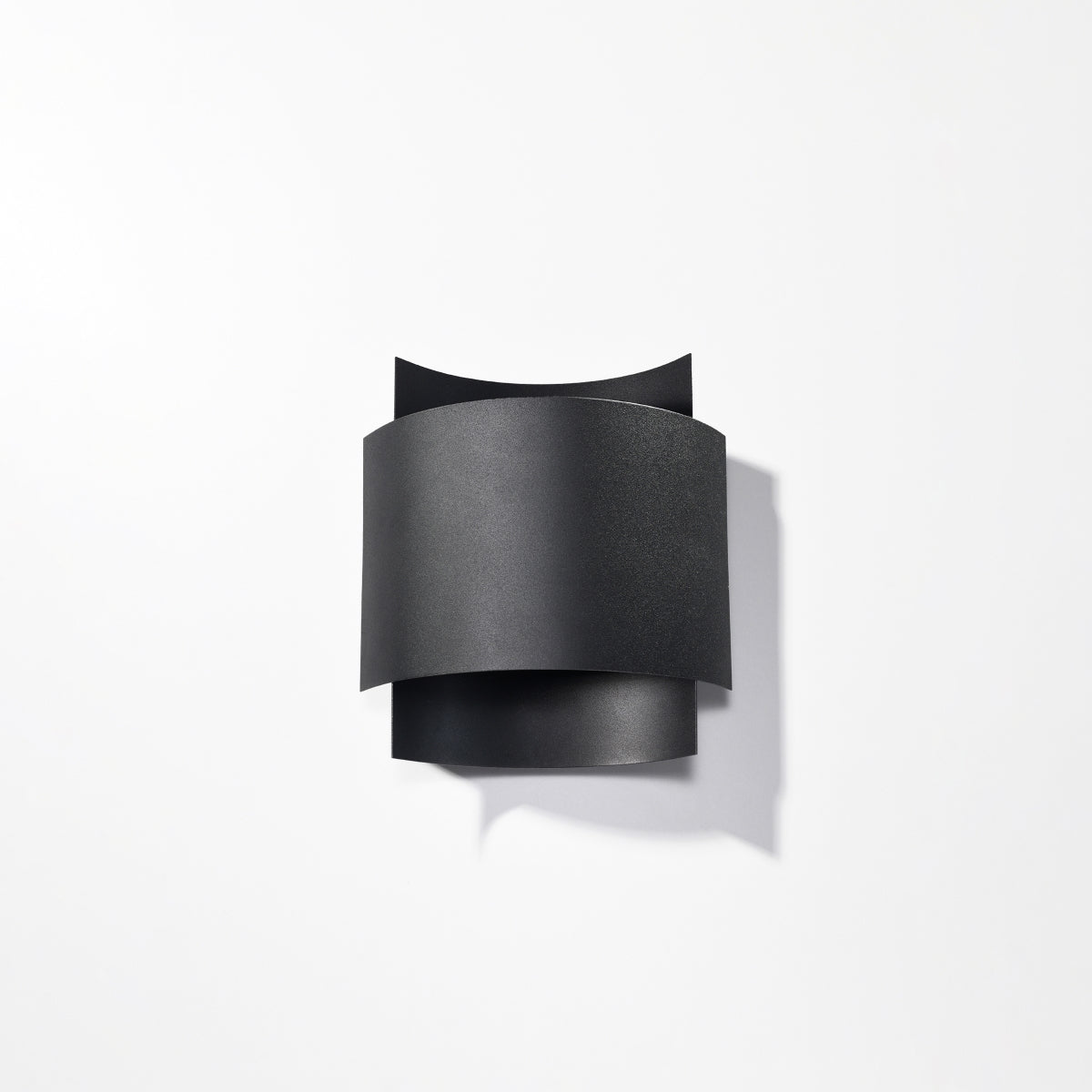 Applique Double Arc Acier Noir